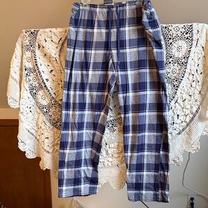 Nautica Blue and Pink Plaid Pants NWOT Size 1XL